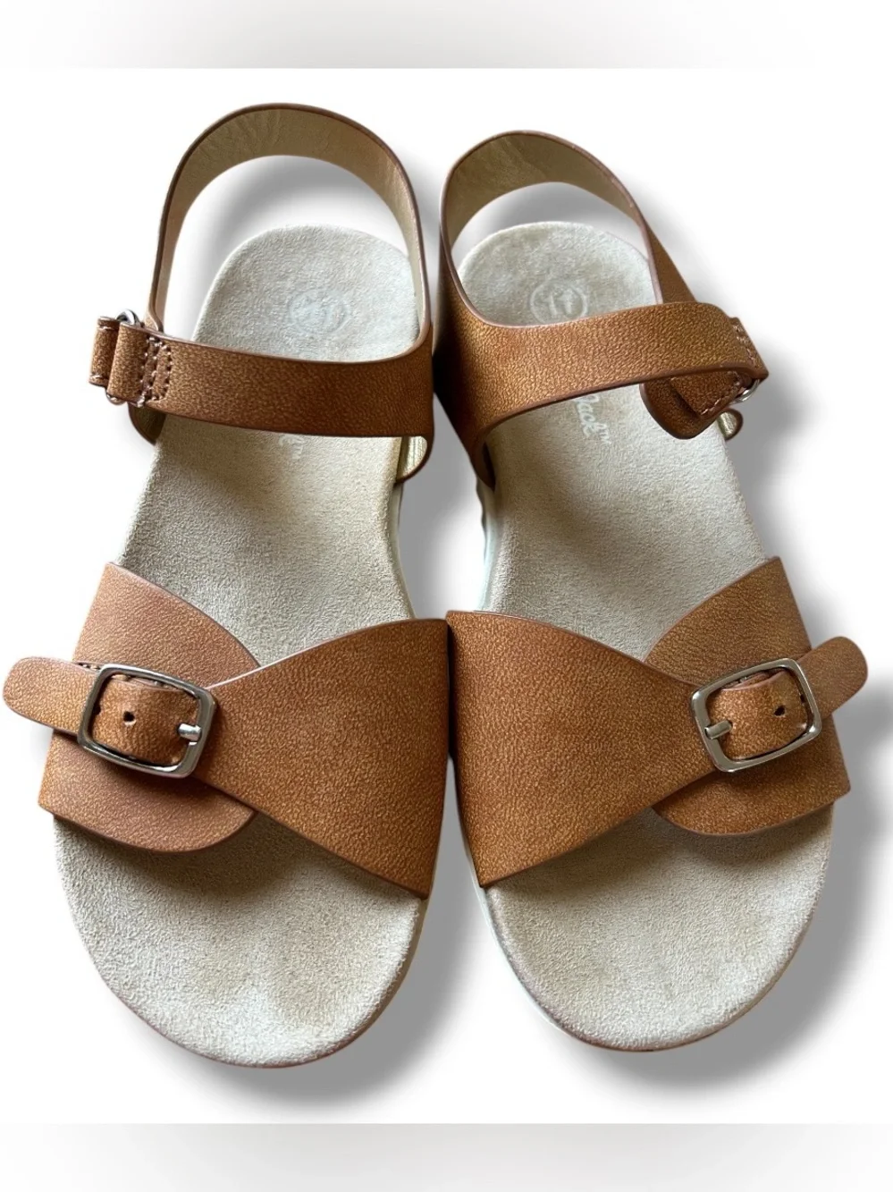 Cat & Jack Toddler Girl Brown Buckle Strap Sandals